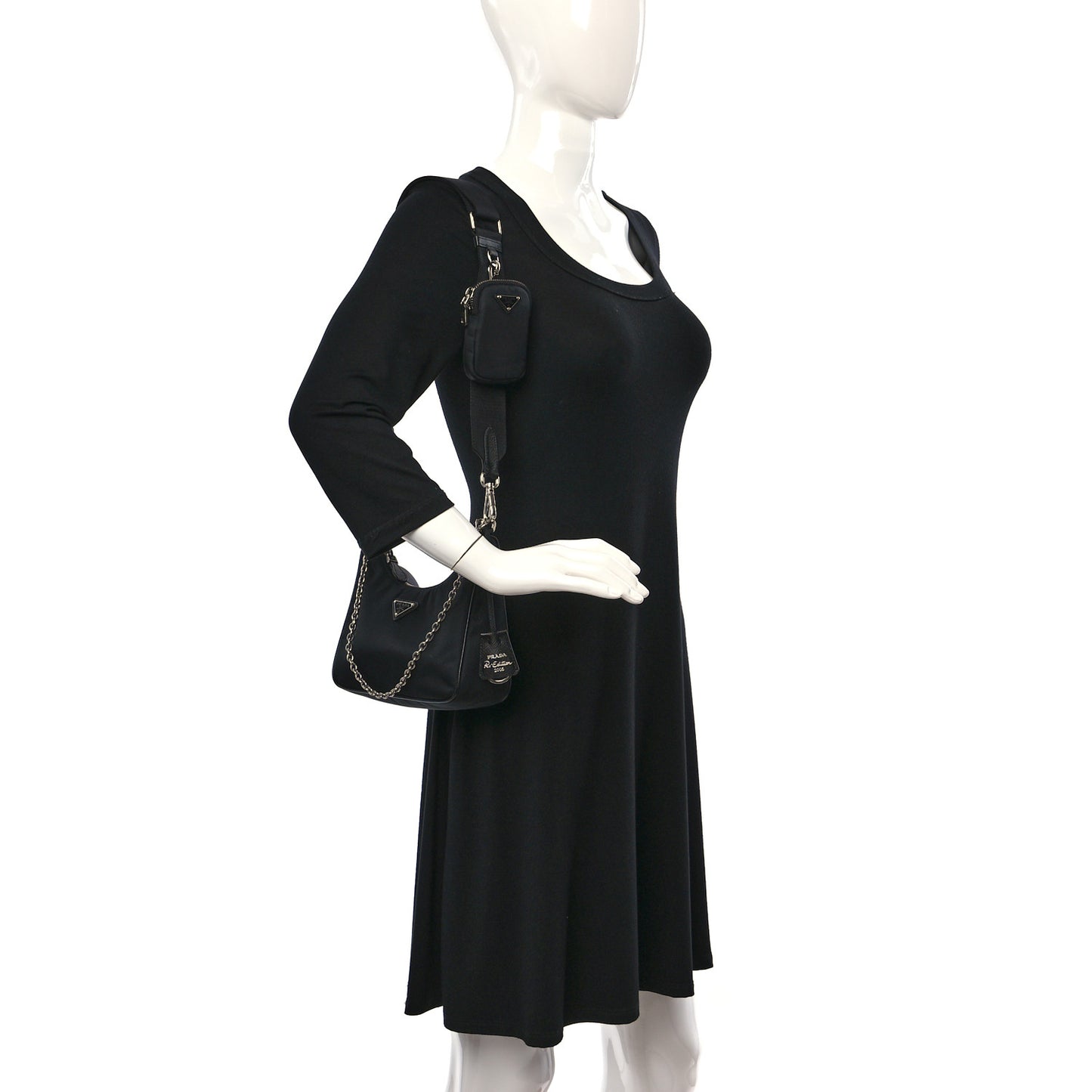 Nylon Re-Edition 2005 Shoulder Bag Black