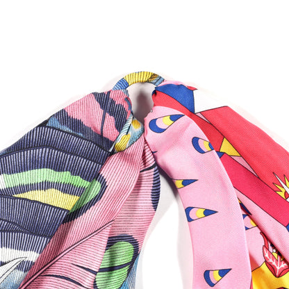 Hermes Silk Ring Scarf Rose 3 of 4