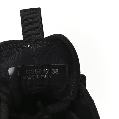 Chanel Velvet Calfskin Mixed Fibers CC Sneakers 38 Black 7 of 8