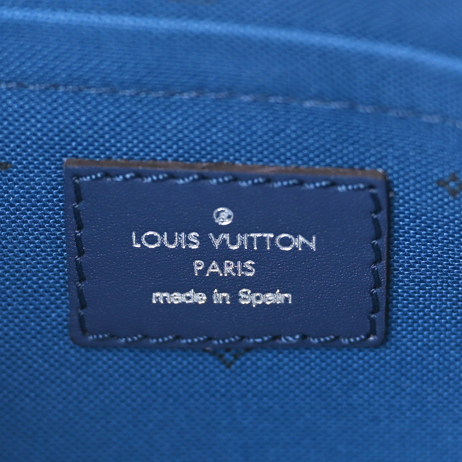 Louis Vuitton Monogram Escale Neverfull MM GM Pochette Blue 6 of 7