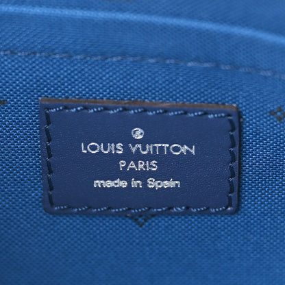 Louis Vuitton Monogram Escale Neverfull MM GM Pochette Blue 6 of 7
