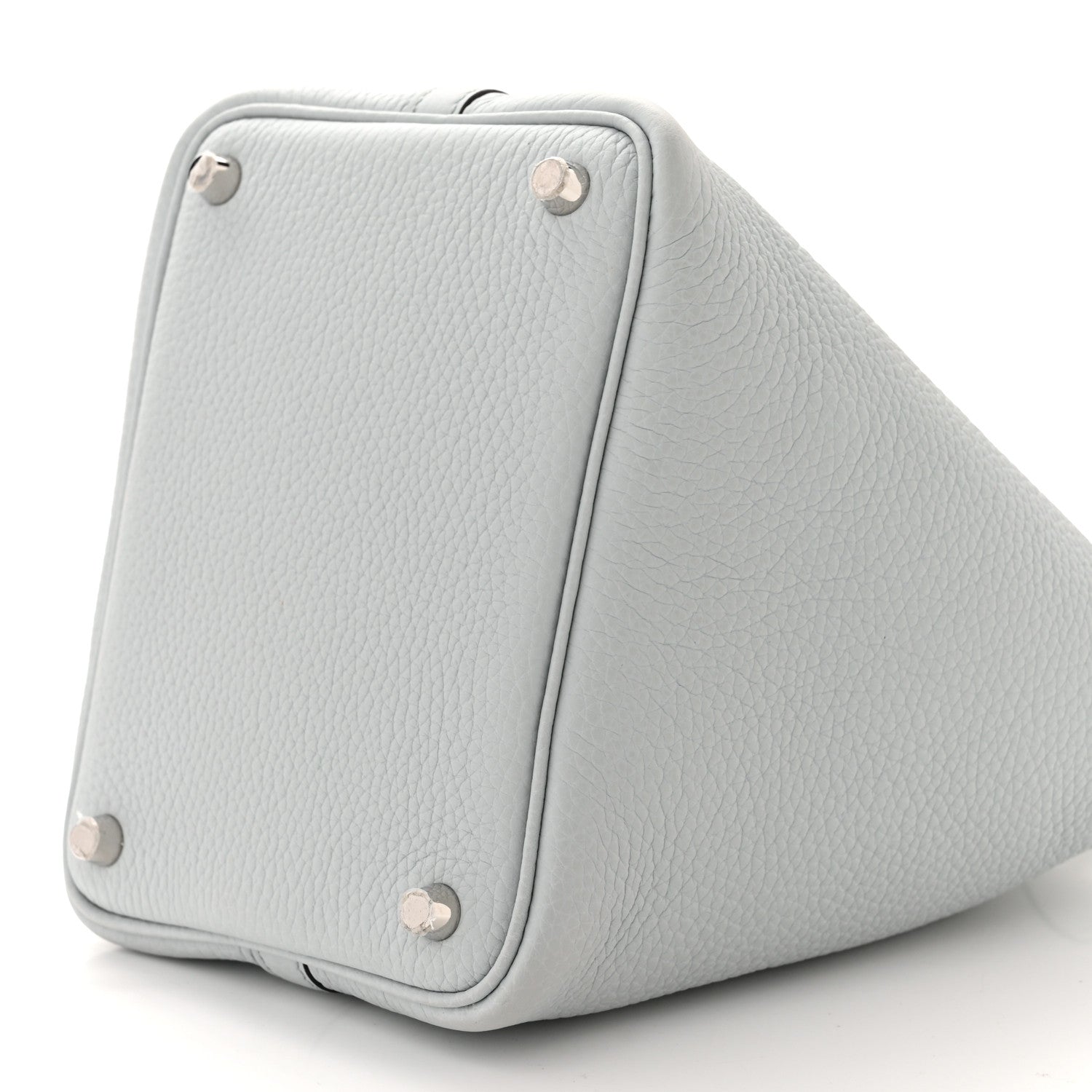 Hermes Taurillon Clemence Picotin Lock 18 PM Bleu Pale 10 of 10