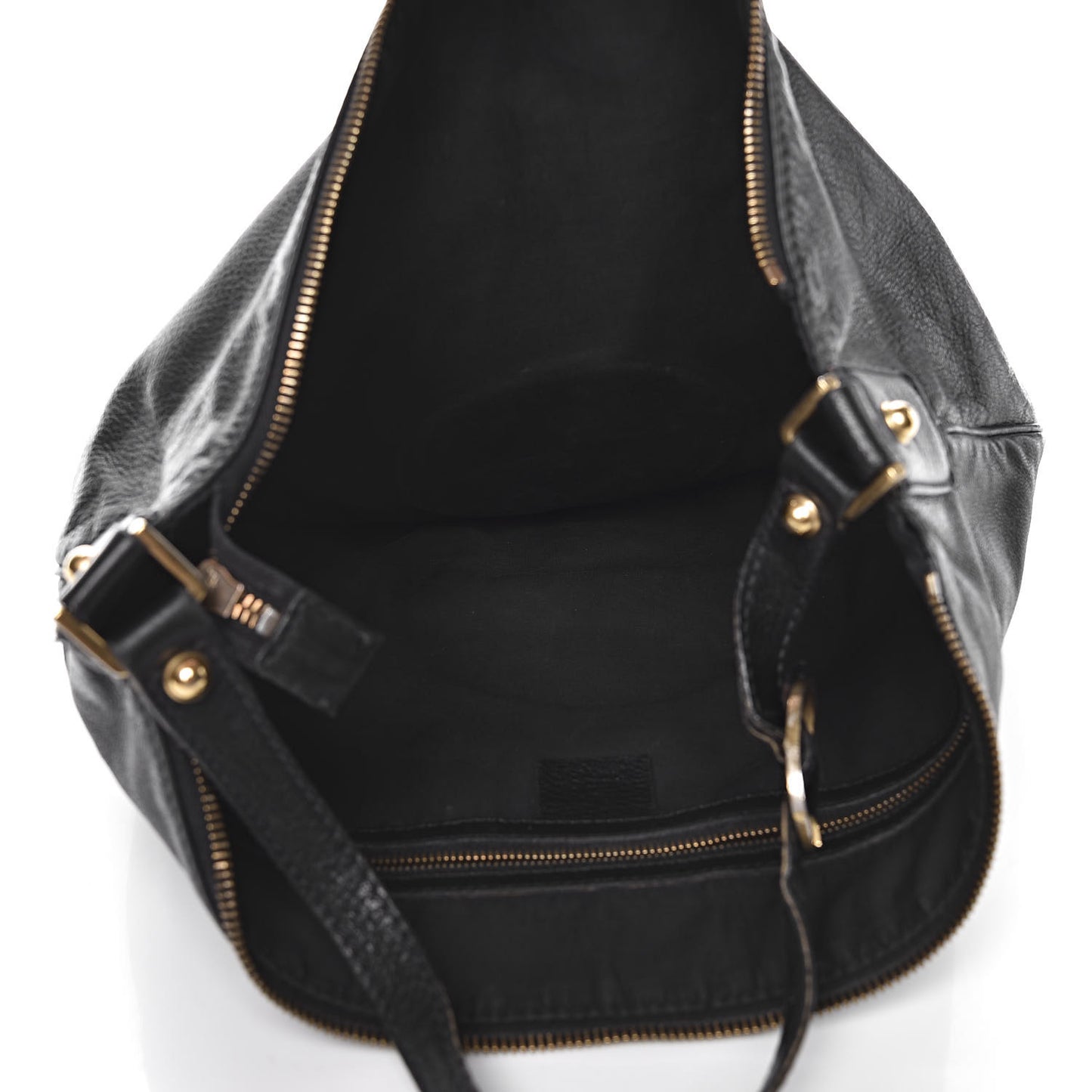 Calfskin Small Blondie Hobo Black