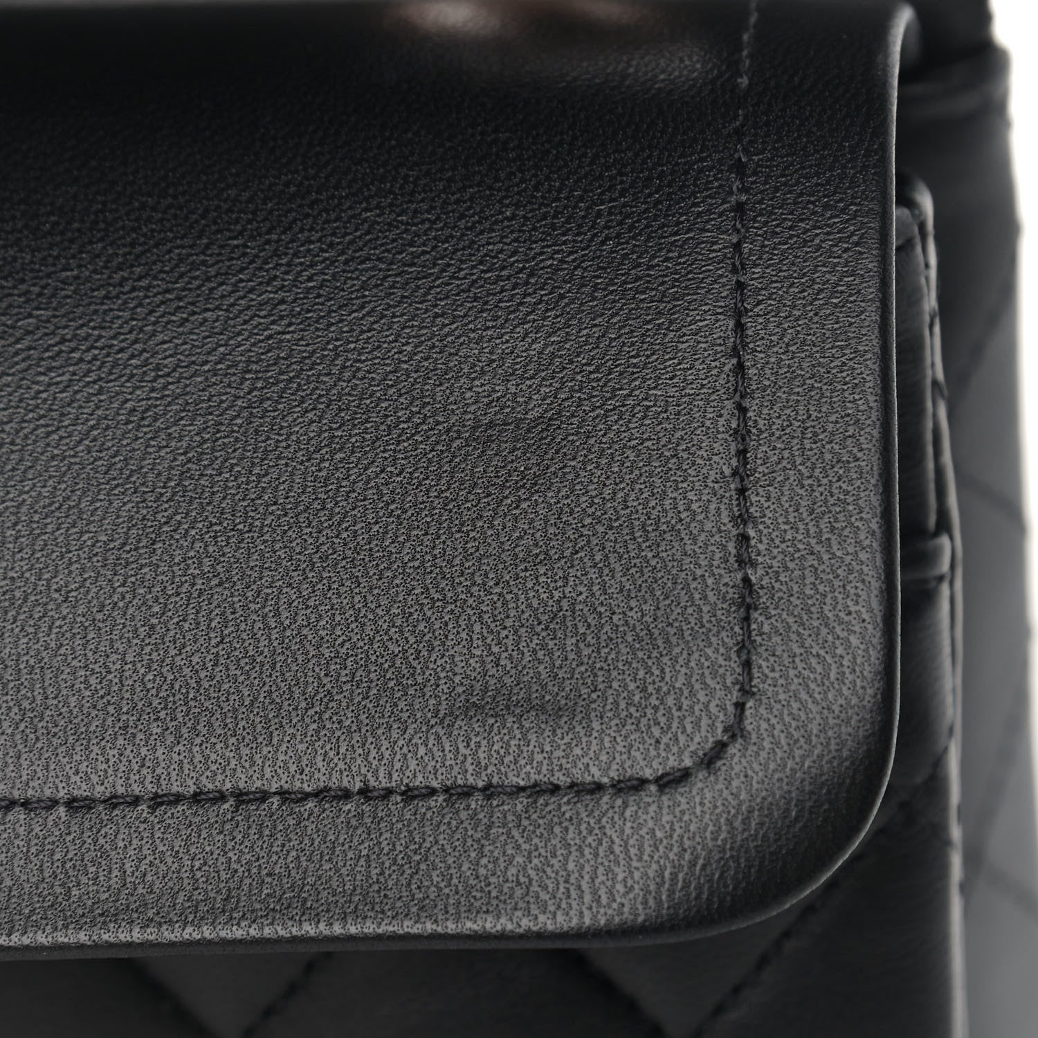 Chanel Lambskin Quilted Small Double Flap Black 11 of 12