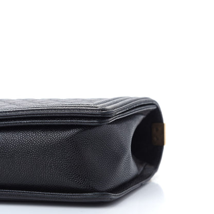 Chanel Caviar Quilted New Medium Boy Flap Black 9 of 9