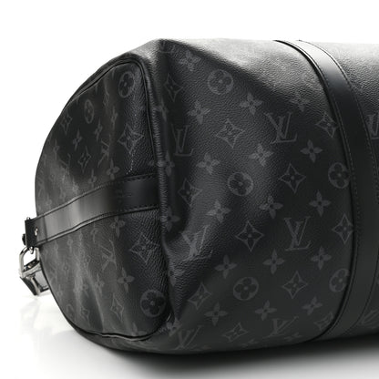 Louis Vuitton Monogram Eclipse Keepall Bandouliere 45 9 of 16