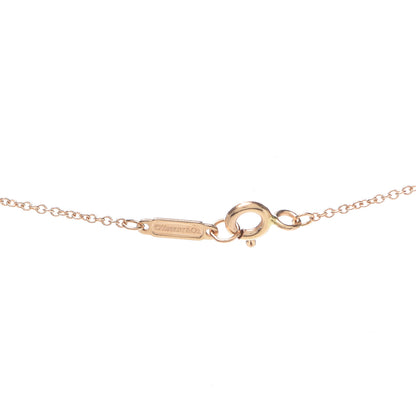 Tiffany 18K Rose Gold Diamond Metro Heart Pendant Necklace 5 of 6