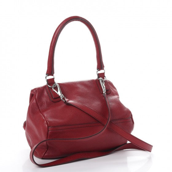 Sugar Goatskin Small Pandora Red