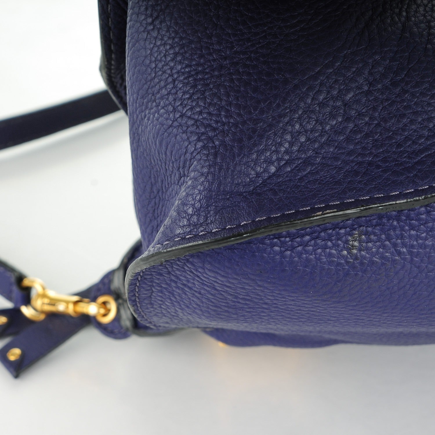 Chloe Calfskin Medium Marcie Satchel Storm Blue 9 of 14