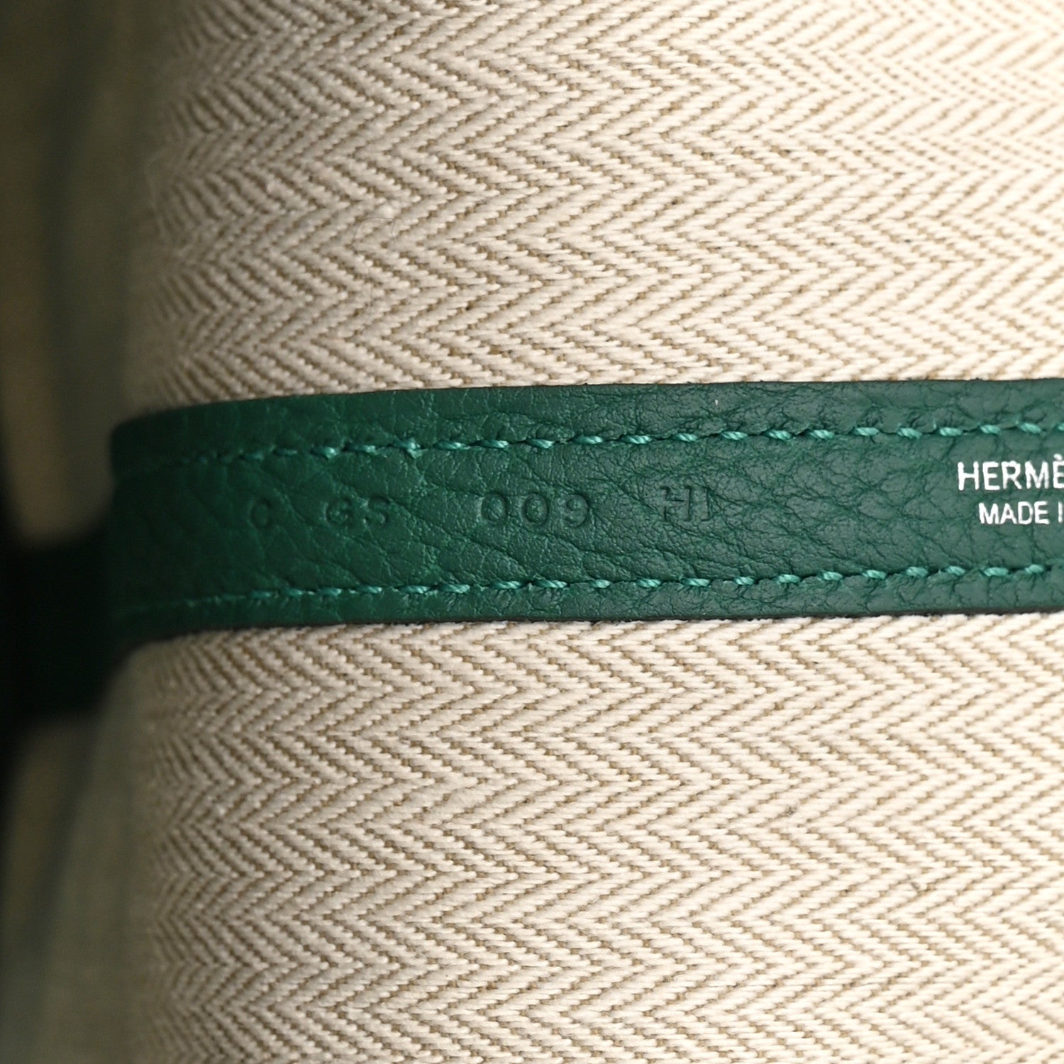 Hermes Negonda Garden Party Tote 36 MM Malachite 7 of 10
