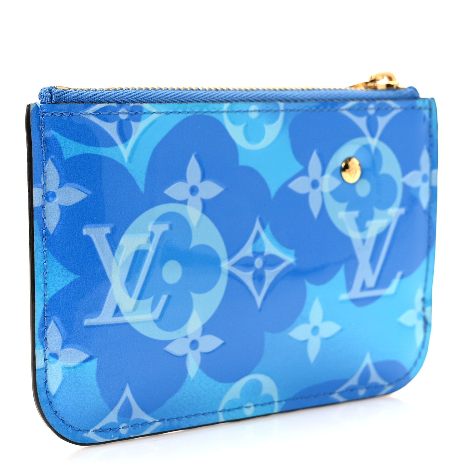 Louis Vuitton Vernis Valentine Key Pouch Light Blue 3 of 6