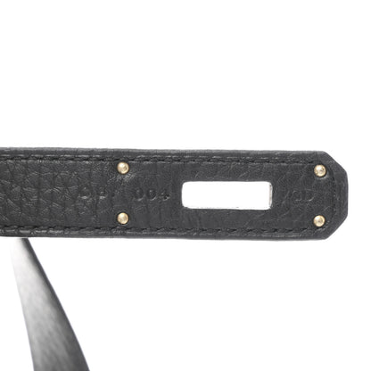 Hermes Taurillon Clemence Jypsiere 28 Black 7 of 10