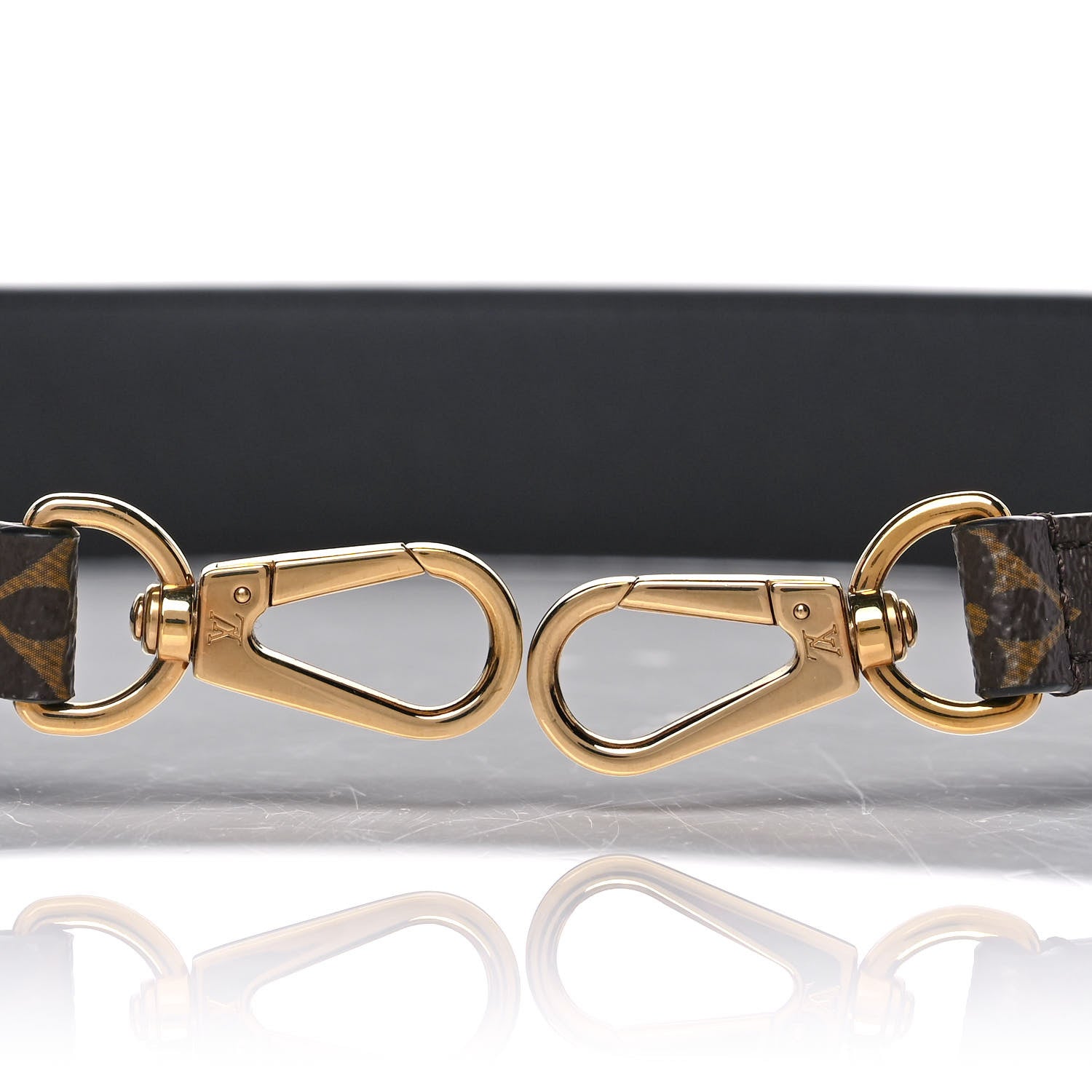 Louis Vuitton Monogram Bandouliere Shoulder Strap Black 5 of 5