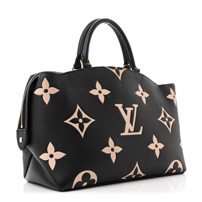 Louis Vuitton Empreinte Monogram Giant Petit Palais Black Beige 3 of 10