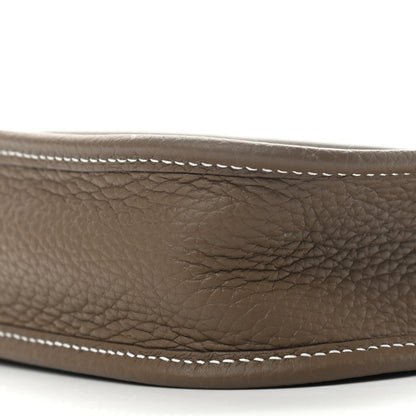 Hermes Taurillon Clemence Amazone Evelyne TPM Etoupe Bleu Indigo 10 of 11