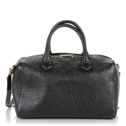 Burberry Heritage Grain Medium Alchester Bowling Bag Black 1 of 8