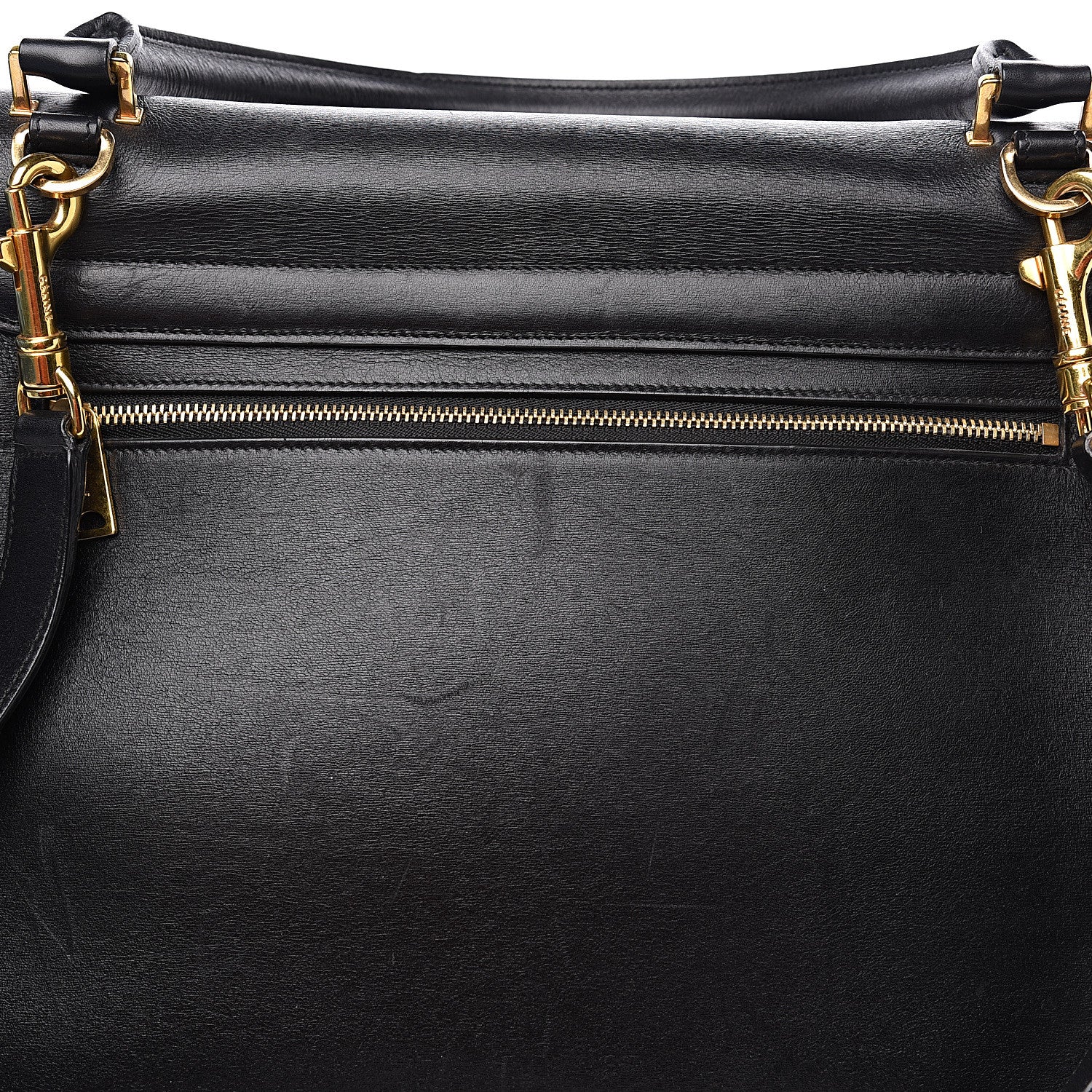 Celine Smooth Calfskin Medium Trapeze Black 14 of 14
