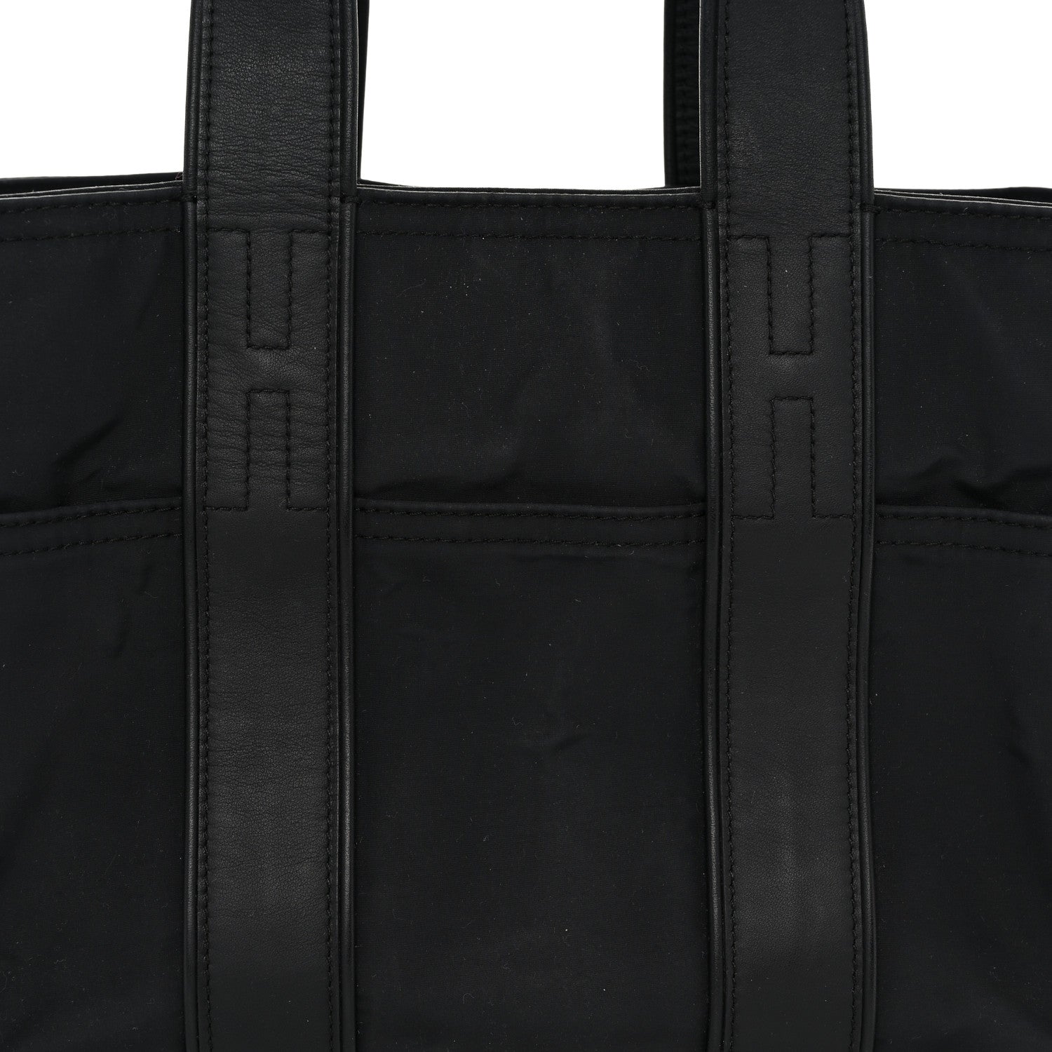 Hermes Toile Acapulco Vassus Tote Black 8 of 11