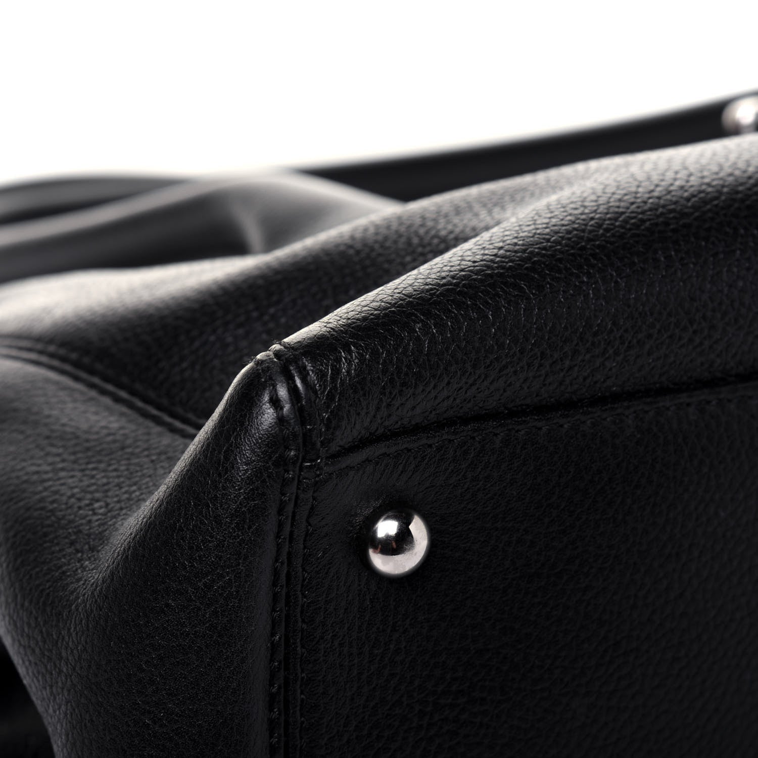 Chanel Calfskin Small Cerf Executive Shopper Tote Black 14 of 22
