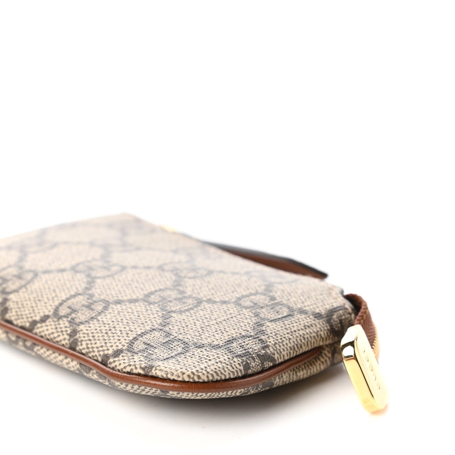 GG Supreme Monogram Key Case Brown