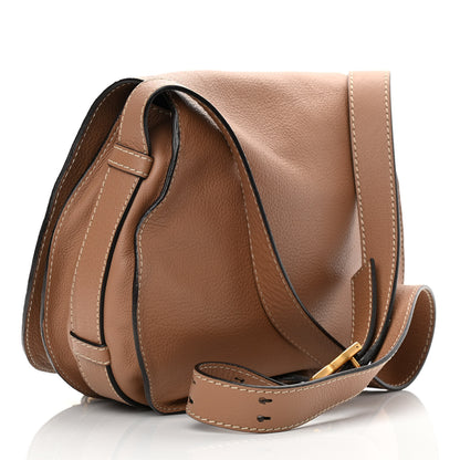 Chloe Calfskin Medium Marcie Round Crossbody Bag Nut 3 of 17