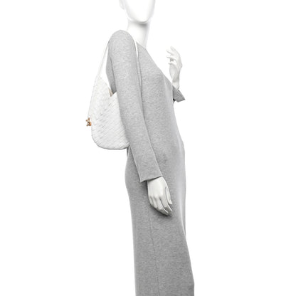 Bottega Veneta Nappa Intrecciato Small Solstice Hobo White 2 of 12