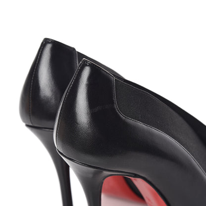 Christian Louboutin Shiny Nappa Toot Couverte 100 Pumps 36 Black 10 of 13