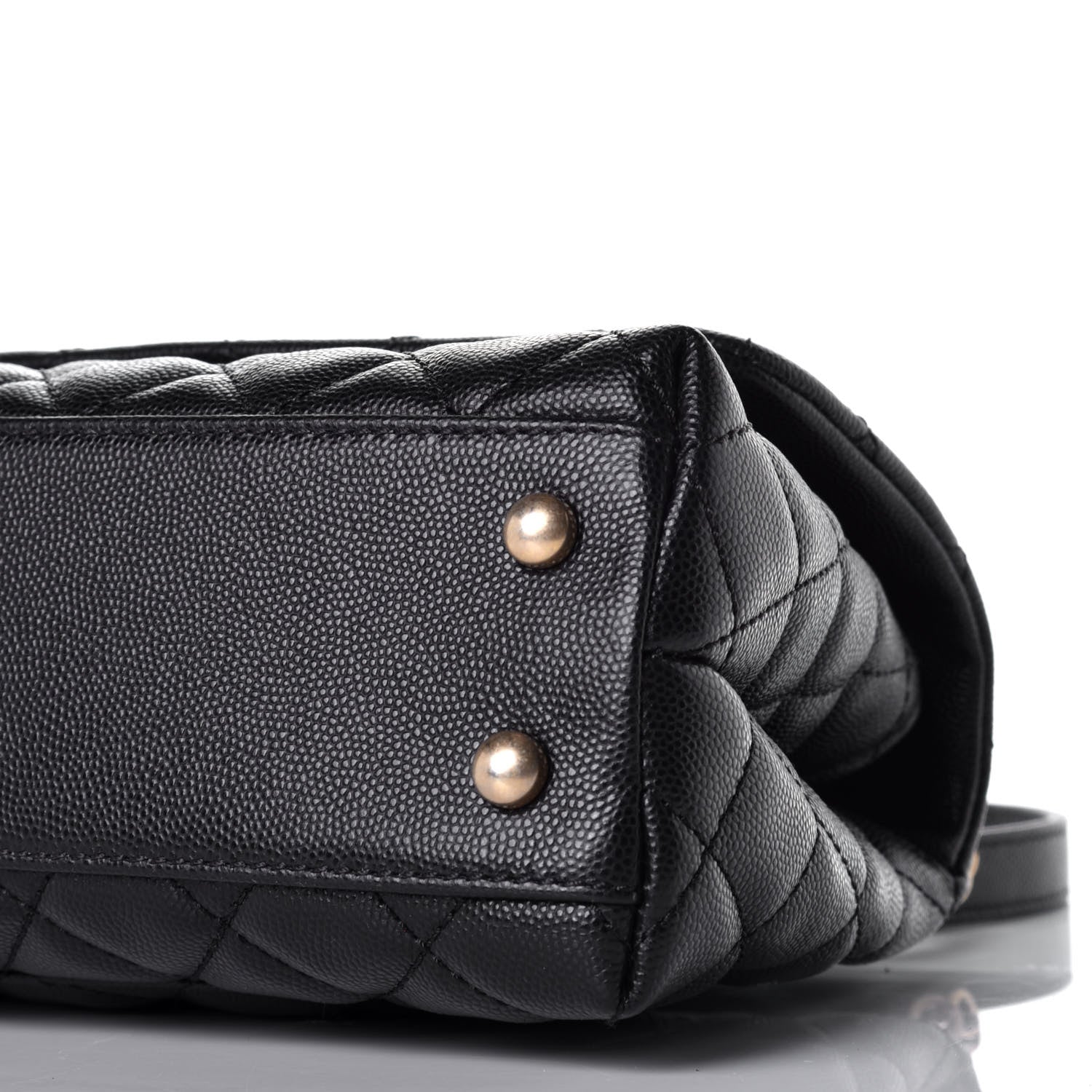 Chanel Caviar Quilted Mini Coco Handle Flap Black 10 of 11