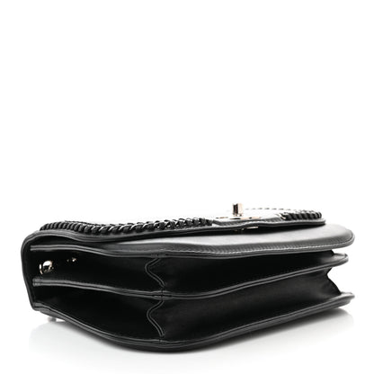 Chanel Calfskin Braided Small Chic Flap Black 4 of 10