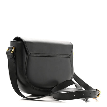 Gucci Charisma Calfskin Gucci Embossed Shoulder Flap Bag Black 3 of 14
