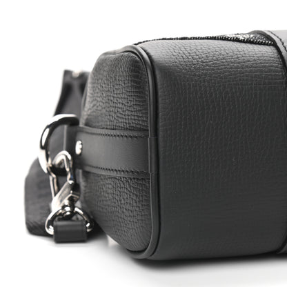 Louis Vuitton X NIGO Taurillon Monogram Denim Drip Keepall XS Black 7 of 8