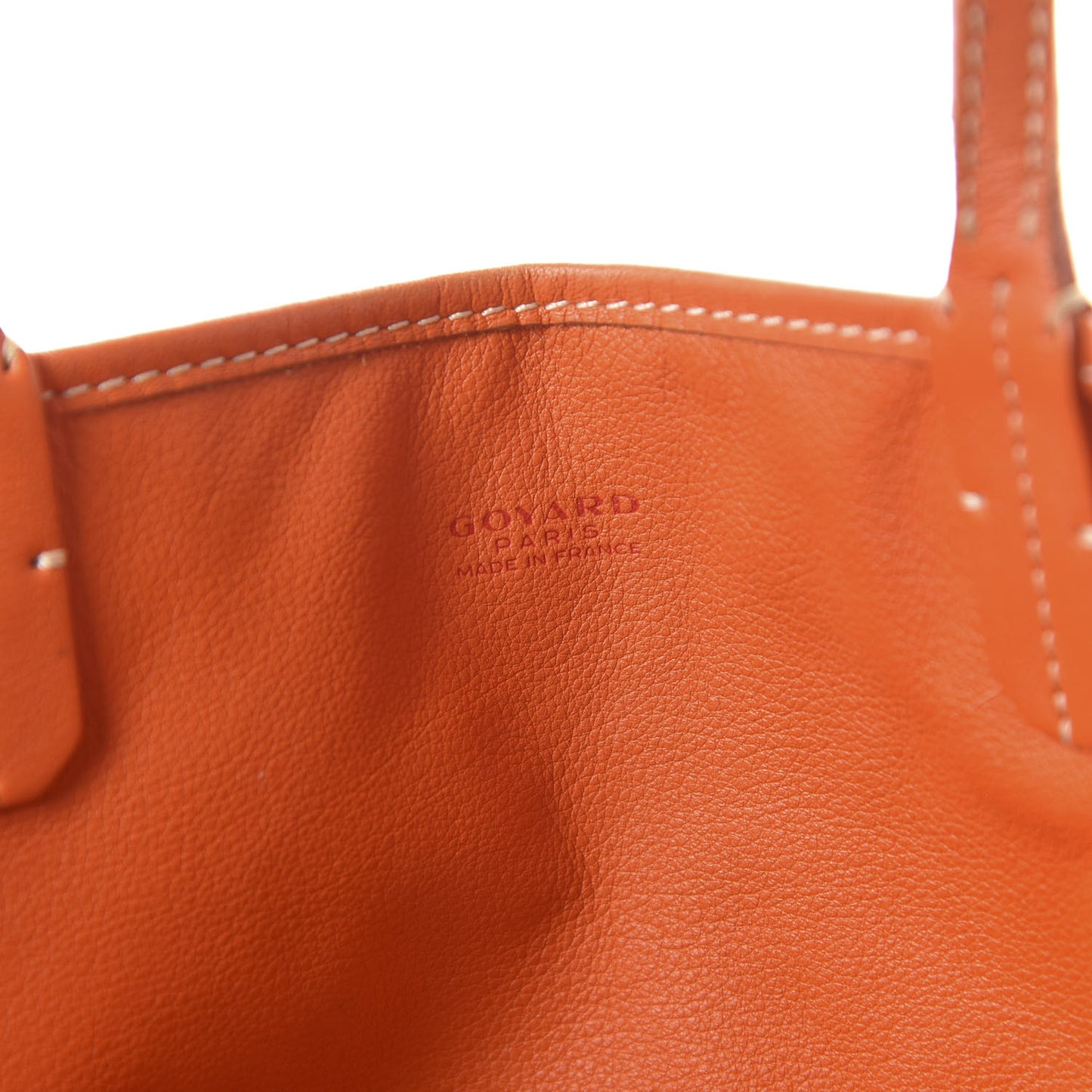 Goyardine Reversible Anjou PM Orange
