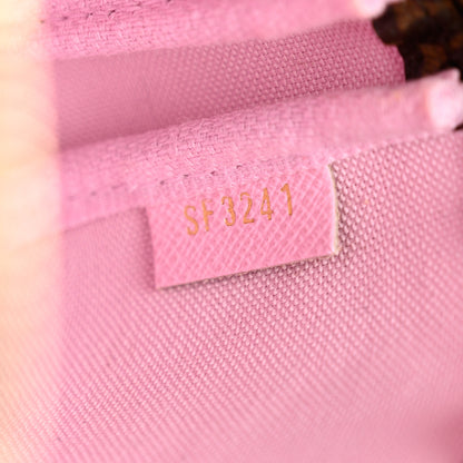 Louis Vuitton Monogram 2021 Christmas Animation Japanese Garden Mini Pochette Accessories Wisteria Pink 7 of 7