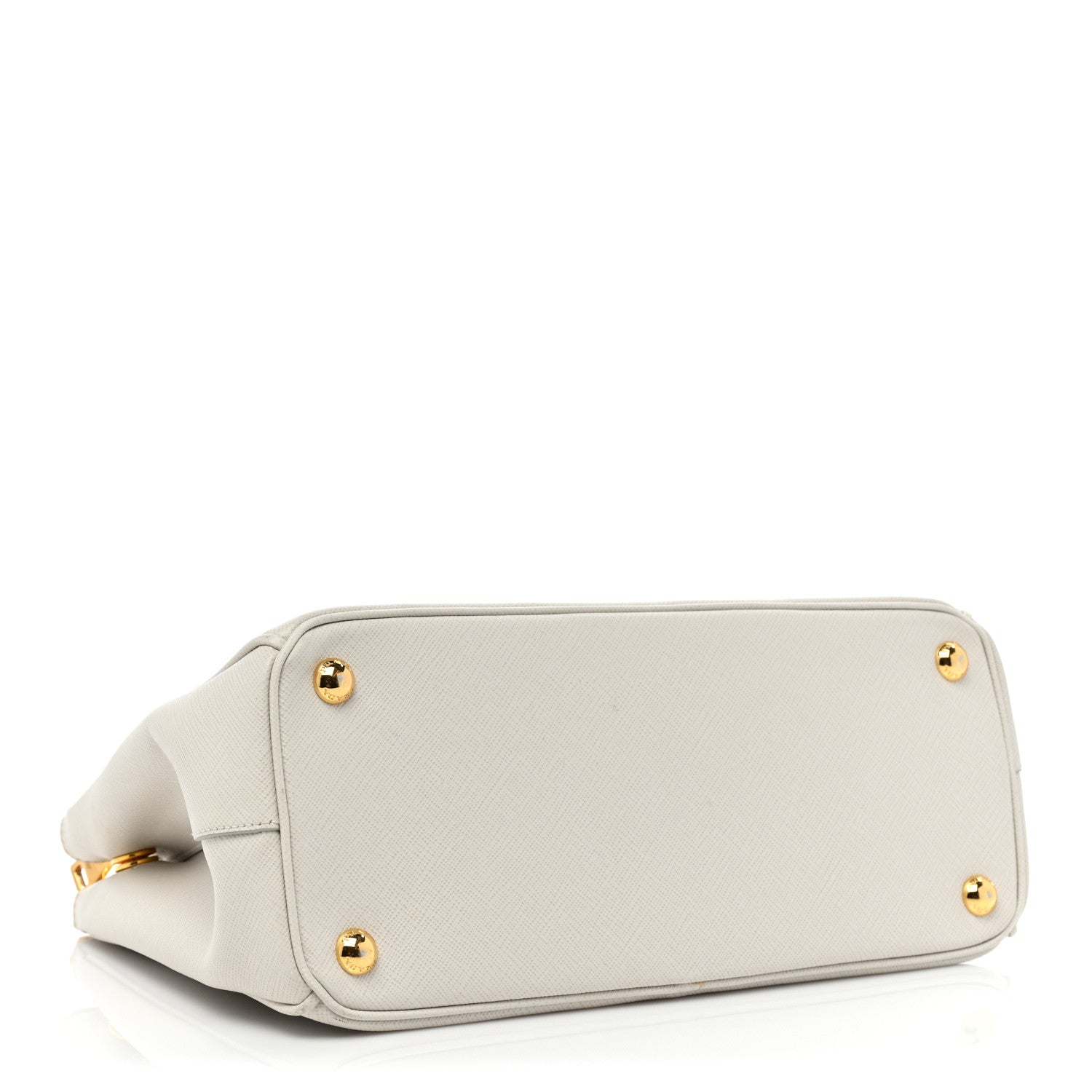 Prada Saffiano Small Galleria Double Zip Tote Talco 4 of 18