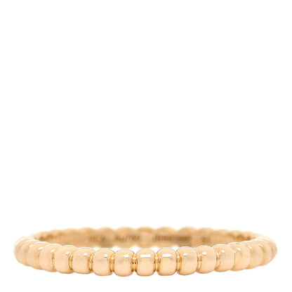 Van Cleef & Arpels 18K Yellow Gold Small Perlee Ring 51 5.75 1 of 5