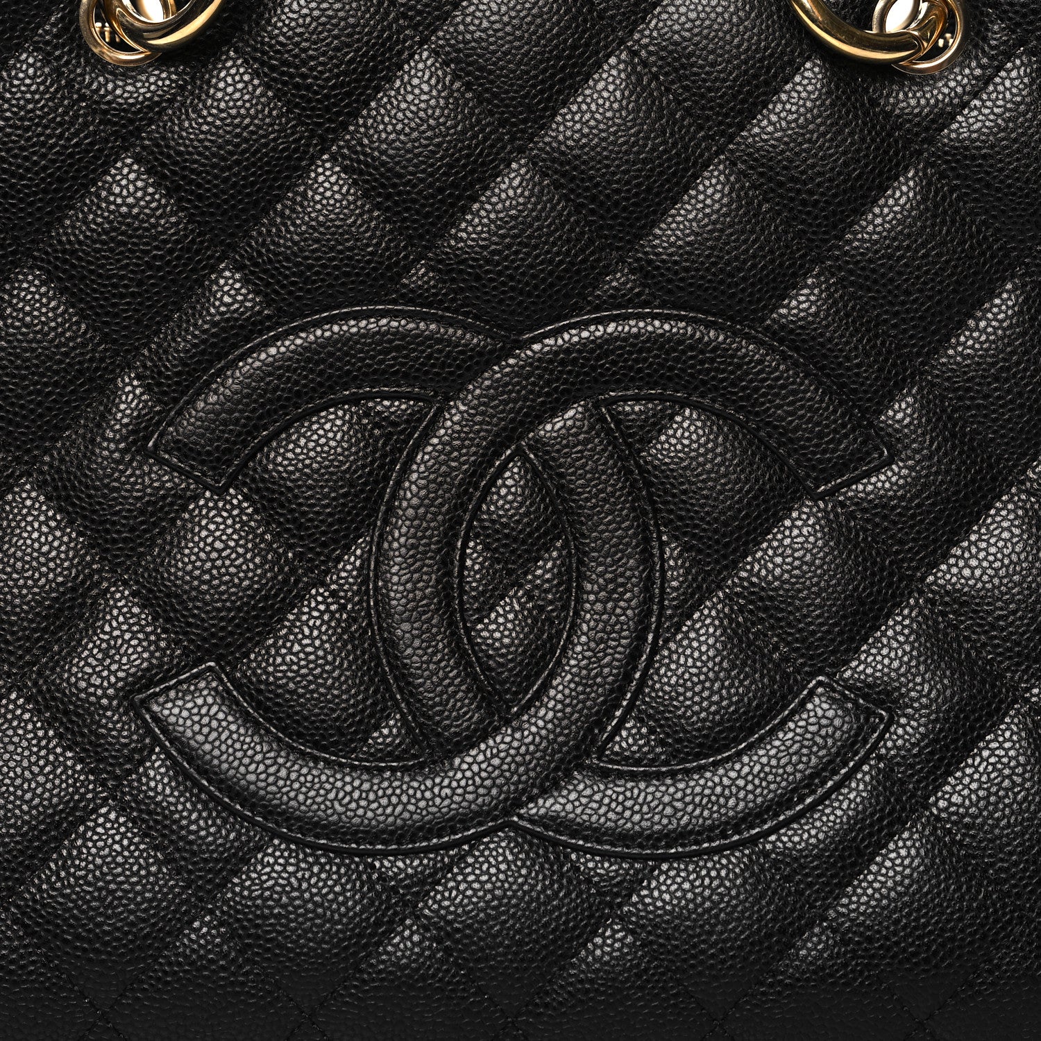 Chanel Caviar Quilted Grand Shopping Tote GST Black 9 of 12