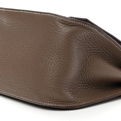 Hermes Taurillon Clemence Jypsiere 28 Etoupe 9 of 9