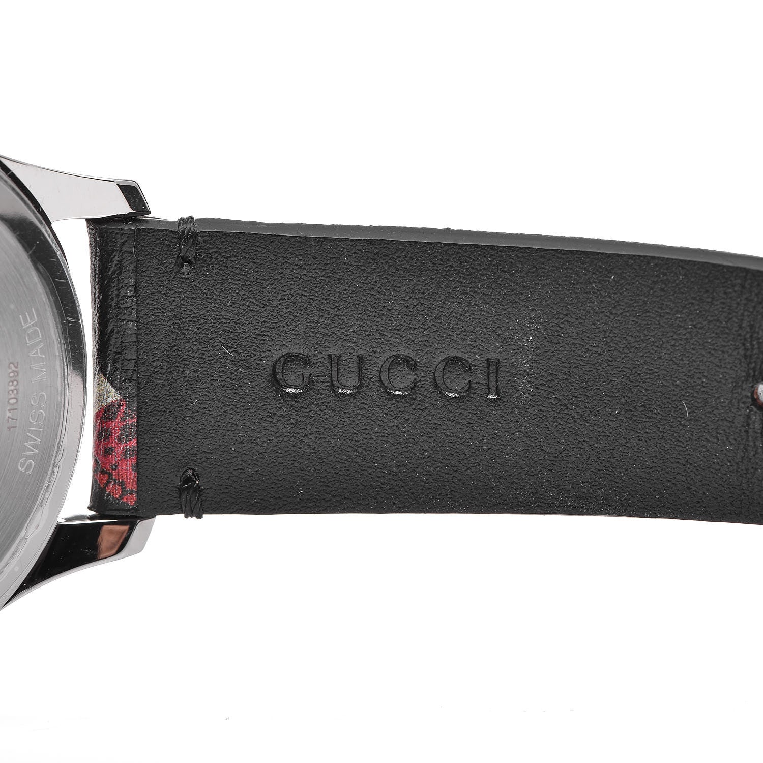 Gucci Stainless Steel Calfskin 38mm Le Marche Des Merveilles Snake Quartz Watch Black 5 of 8