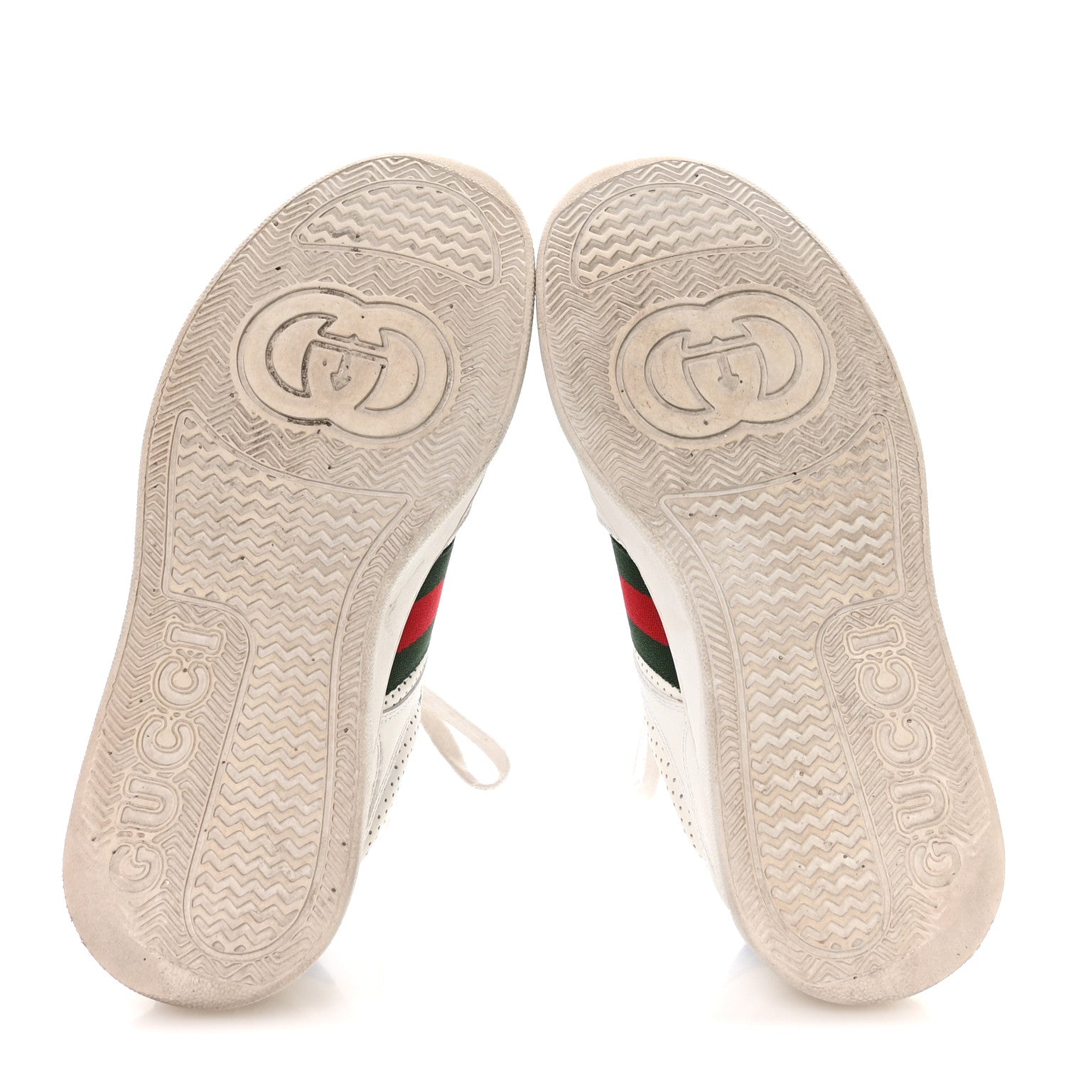 Gucci Calfskin Web Mens Ace Sneakers 7 White Blue 6 of 8