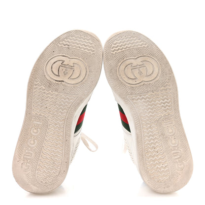 Gucci Calfskin Web Mens Ace Sneakers 7 White Blue 6 of 8