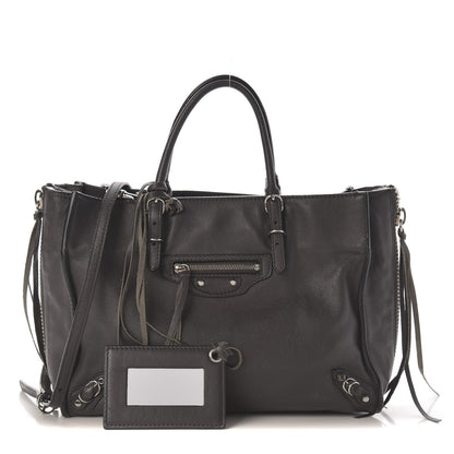 Balenciaga Veau Papier A6 Zip Around Tote Gris Fossile 1 of 9