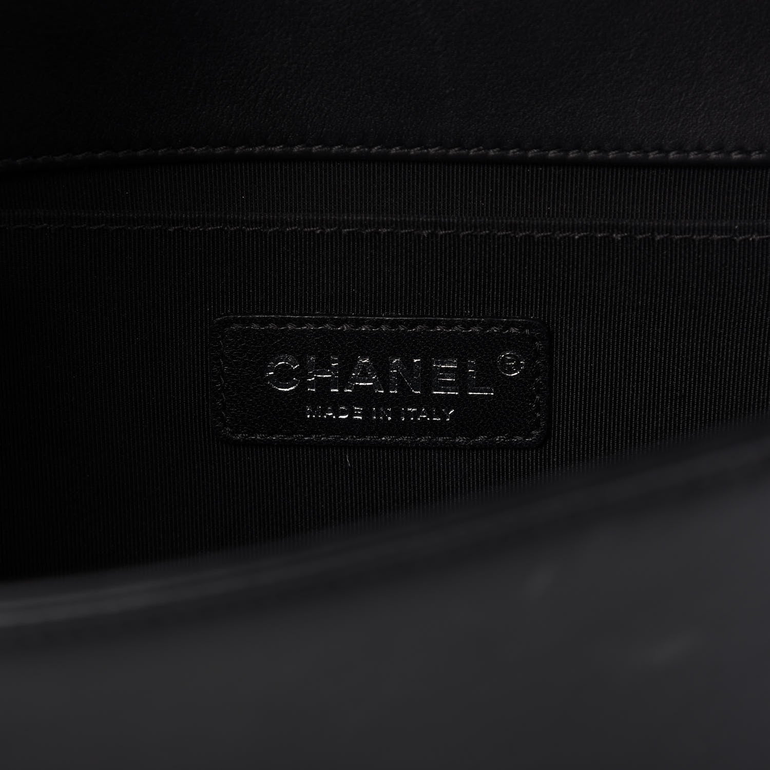 Chanel Calfskin Quilted Medium Boy Flap Black 8 of 10