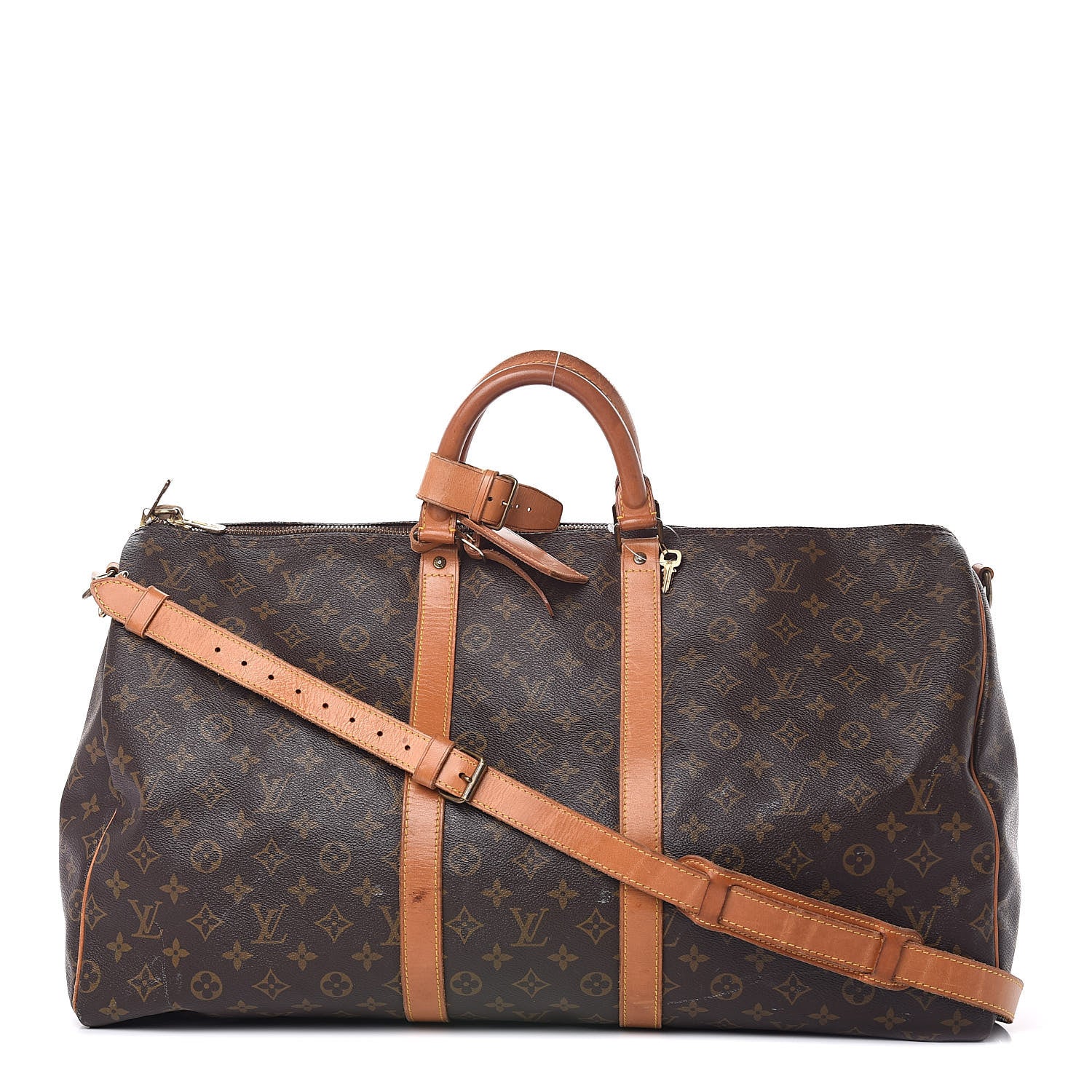 Louis Vuitton Monogram Keepall Bandouliere 55 1 of 23