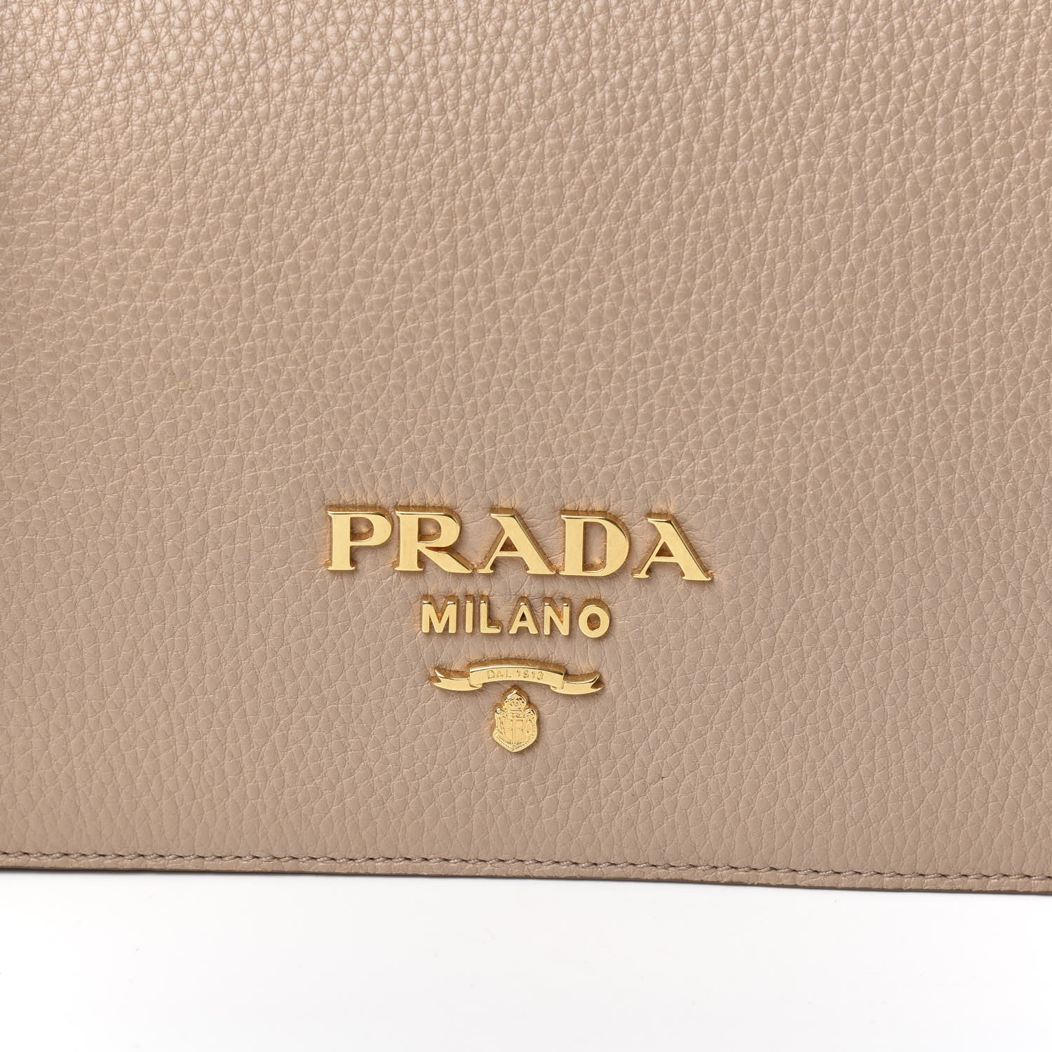 Prada Vitello Daino Crossbody Flap Argilla 10 of 10