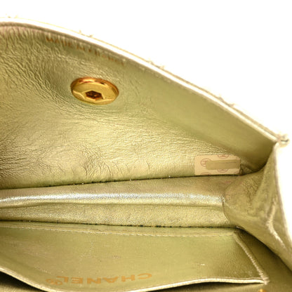Chanel Metallic Lambskin Quilted Mini Flap Gold 5 of 12