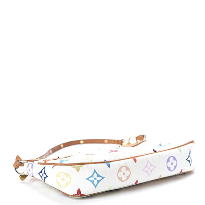 Louis Vuitton Monogram Multicolor Pochette Accessories White 4 of 15