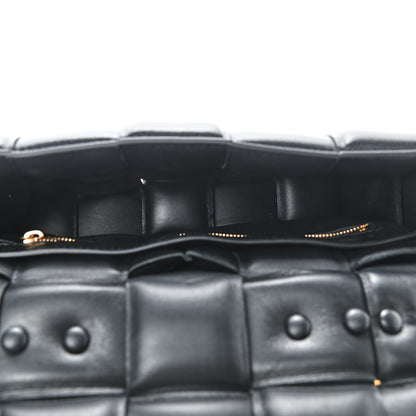 Bottega Veneta Lambskin Maxi Intreccio Padded Chain Cassette Crossbody Bag Black 5 of 8