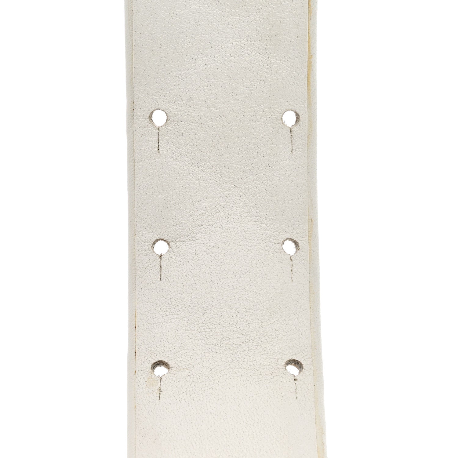 Chanel Lambskin Quilted CC Belt 80 32 White 3 of 10