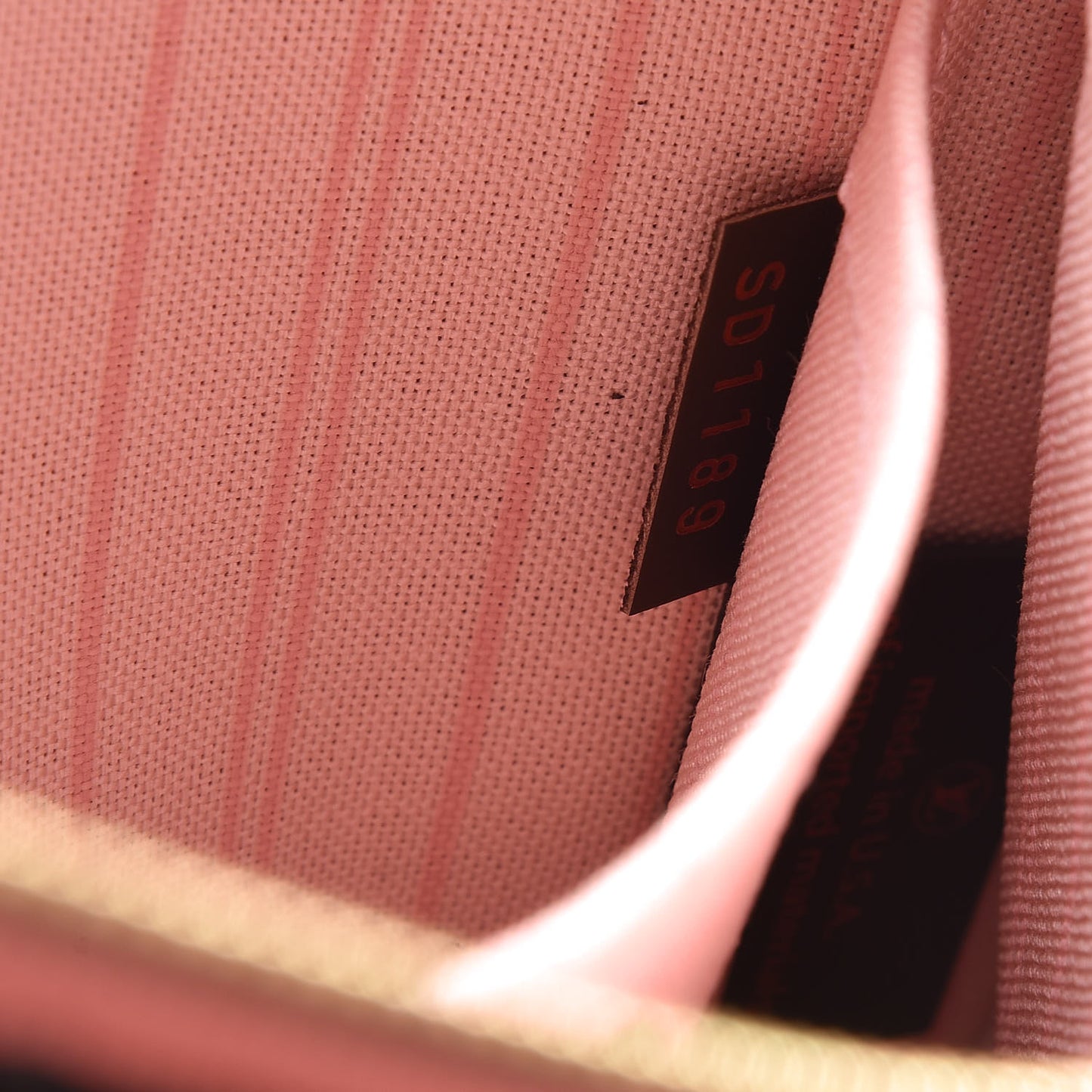 Damier Ebene Neverfull MM GM Pochette Rose Ballerine