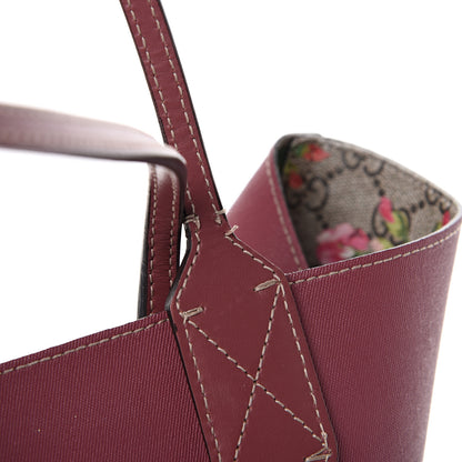 Gucci GG Supreme Monogram Blooms Medium Reversible Tote Beige Multicolor Dry Rose 20 of 22